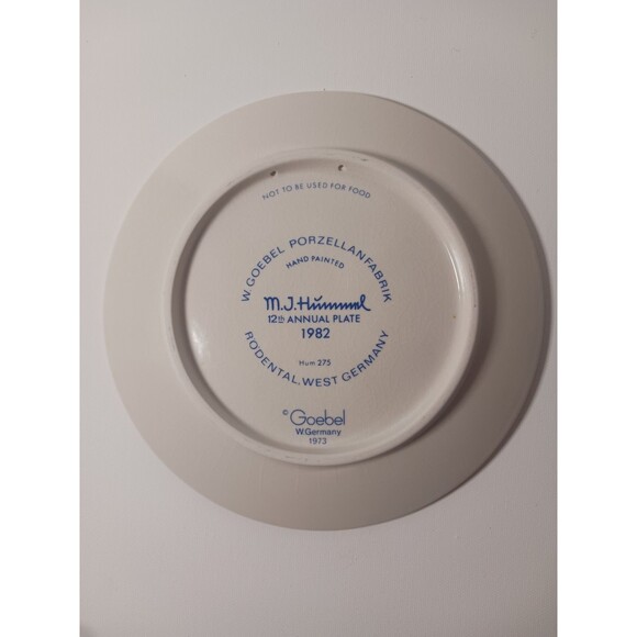 Goebel Hummel Lot 2 Anniversary Plates - Picture 11 of 11